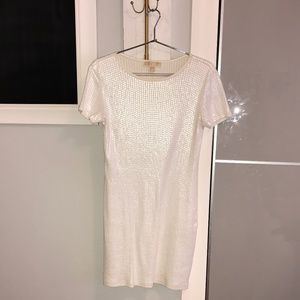 SHINY WHITE MICHAEL KORS DRESS